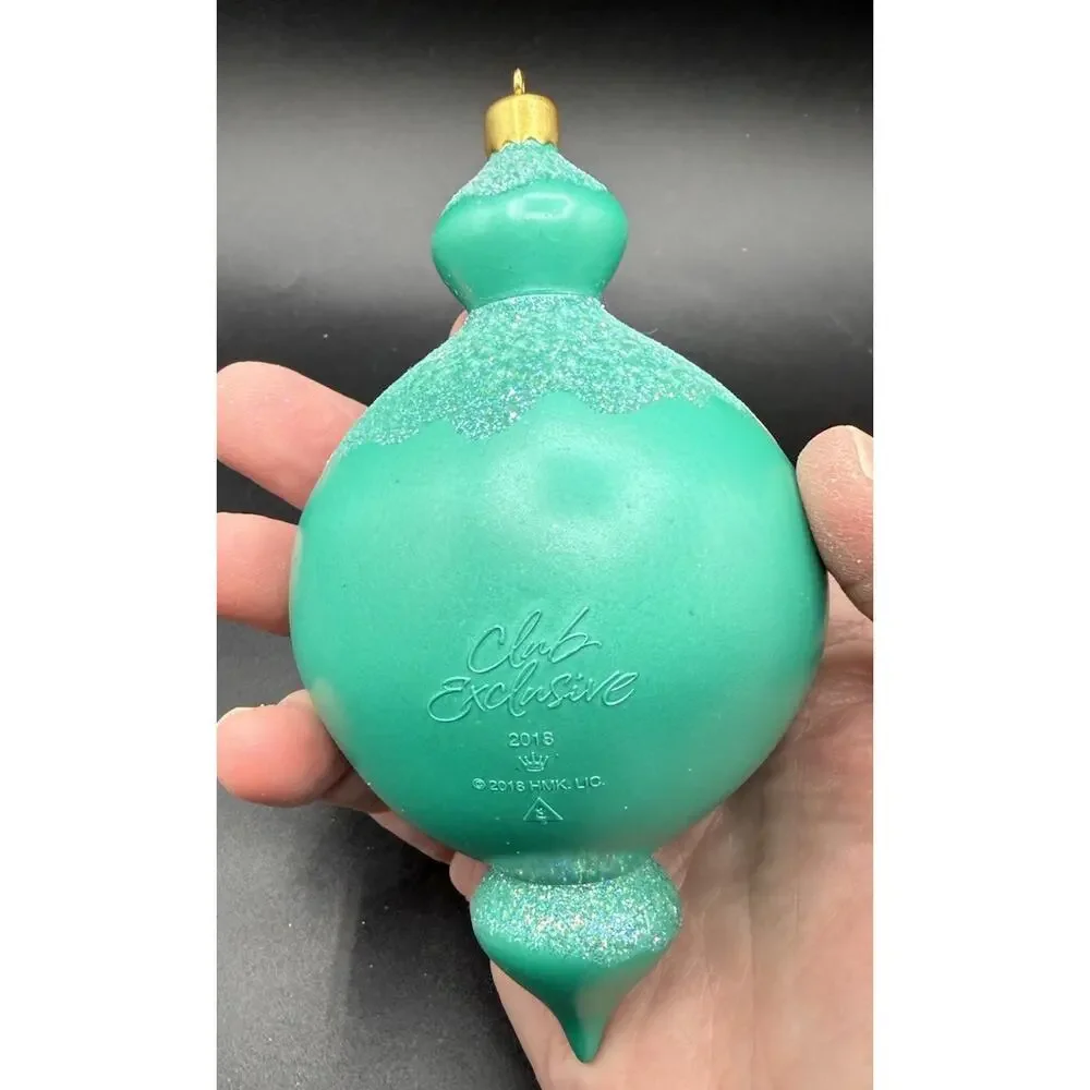 Hallmark Keepsake Member Exclusive Inside Story Santa Ornament No Box EUC -Lo16